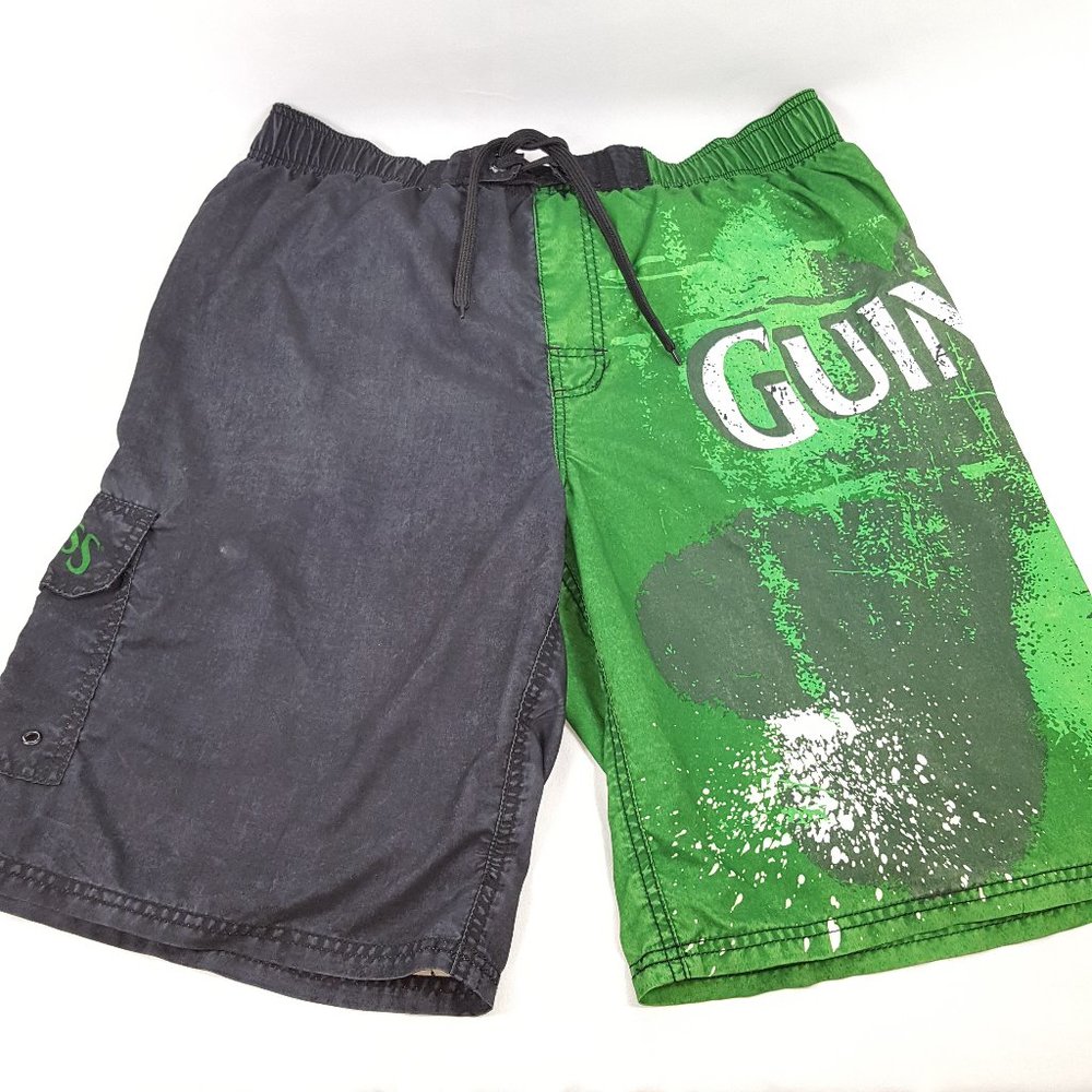 Guinness Beer Swim Trunks Shorts Mens XL